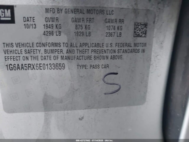 2014 CADILLAC ATS 1G6AA5RX6E0133659 Photo 8