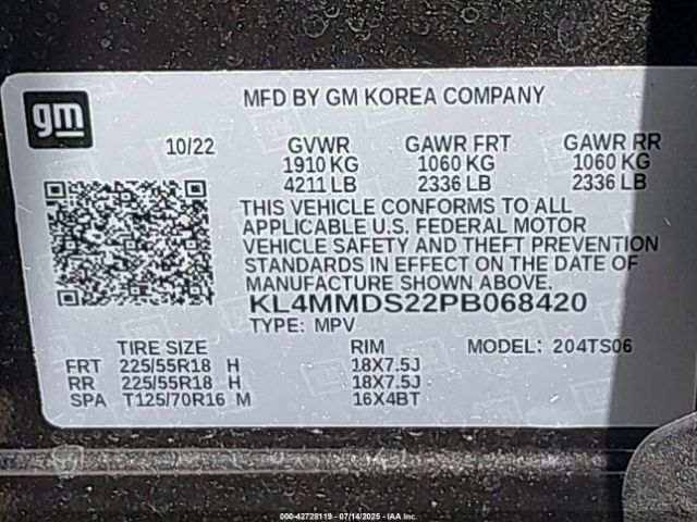 2023 BUICK ENCORE GX KL4MMDS22PB068420 Photo 8