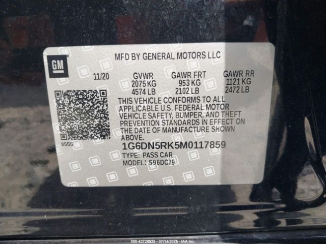 2021 CADILLAC CT5 1G6DN5RK5M0117859 Photo 8