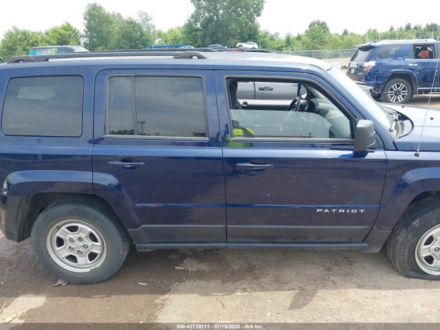 2017 Jeep Patriot Sport 4x4 მანქანა იყიდება აუქციონზე, vin: 1C4NJRBB4HD105456, აუქციონის ნომერი: 42729211