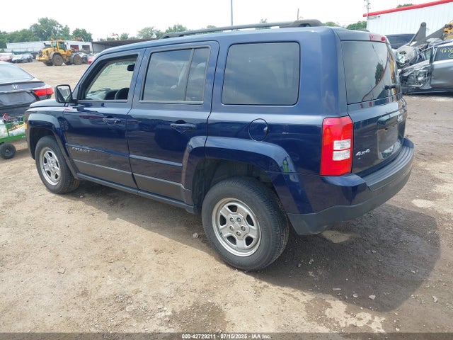 2017 Jeep Patriot Sport 4x4 მანქანა იყიდება აუქციონზე, vin: 1C4NJRBB4HD105456, აუქციონის ნომერი: 42729211
