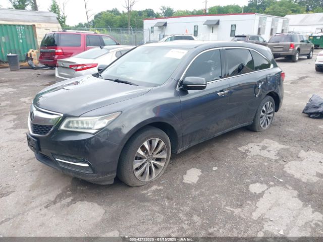 2016 ACURA MDX 5FRYD4H4XGB051893 Photo 1