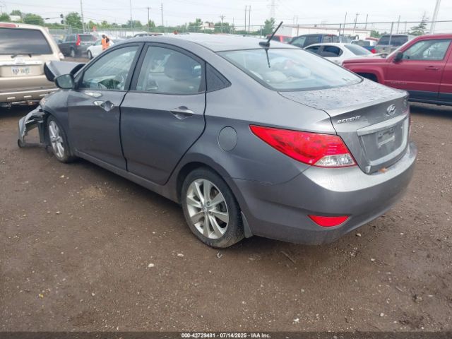 2013 HYUNDAI ACCENT KMHCU4AE9DU473358 Photo 2