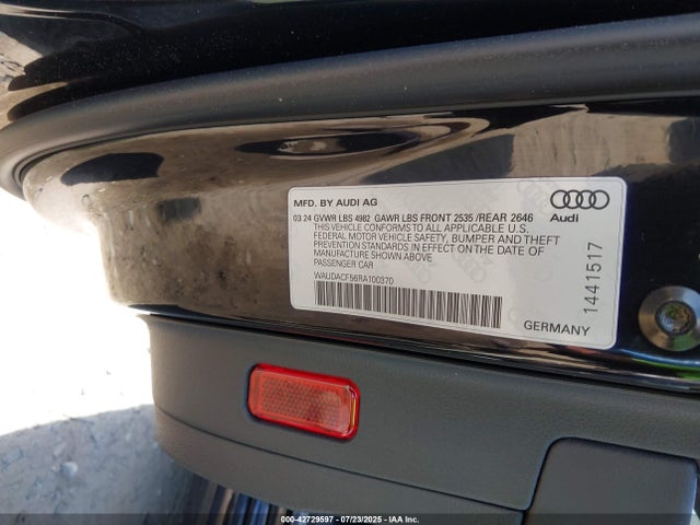 2024 AUDI A5 SPORTBACK WAUDACF56RA100370 Photo 8