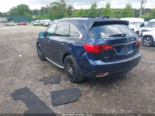 2014 ACURA MDX 5FRYD4H44EB004677 Photo 2