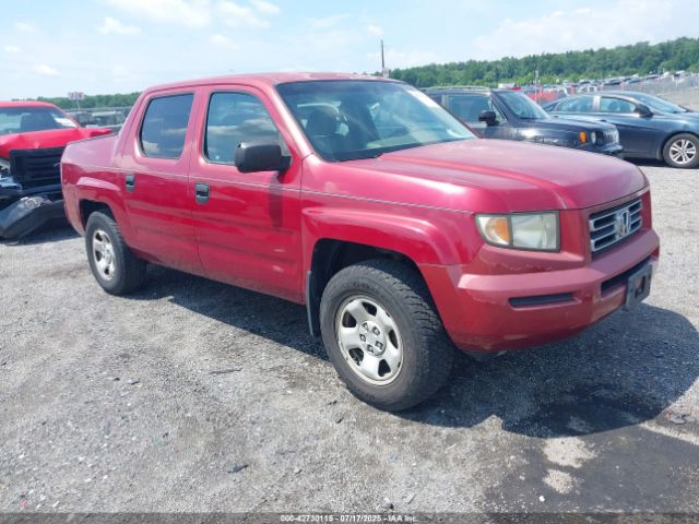 2006 Honda Ridgeline Rt მანქანა იყიდება აუქციონზე, vin: 2HJYK16296H508771, აუქციონის ნომერი: 42730115