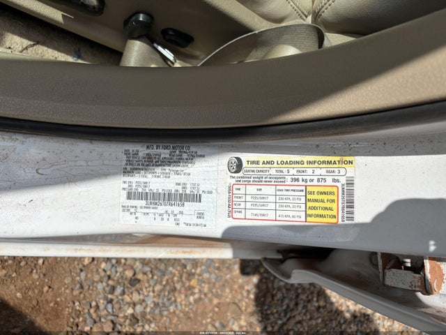 42730198 :رقم المزاد ، 3LNHM26T07R641658 vin ، 2007 Lincoln Mkz مزاد بيع