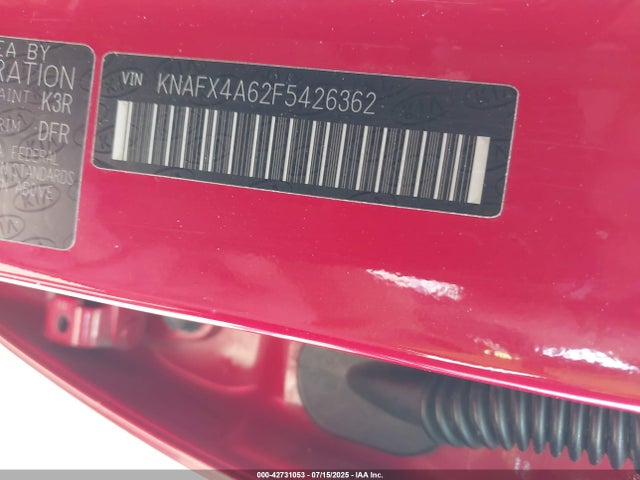 KIA dohc mpi nu 2015 KNAFX4A62F5426362 Image 9