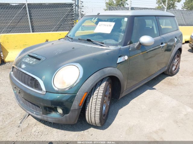 2008 MINI COOPER S CLUBMAN WMWMM33598TP87598 Photo 1