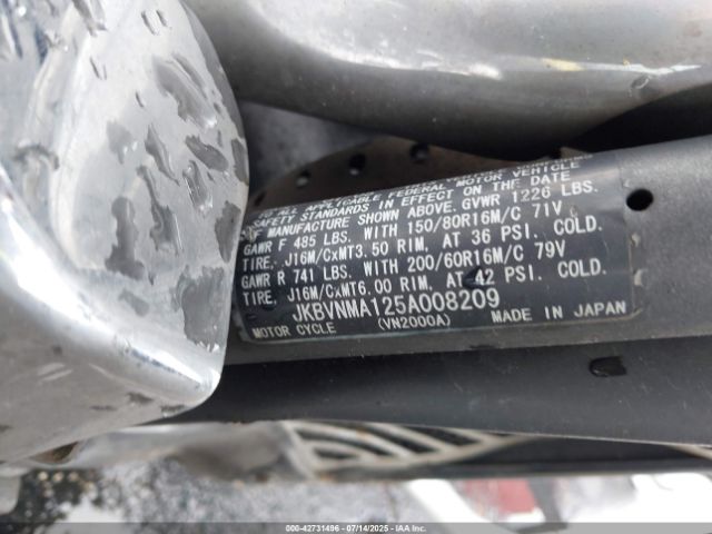 2005 KAWASAKI VN2000 JKBVNMA125A008209 Photo 9