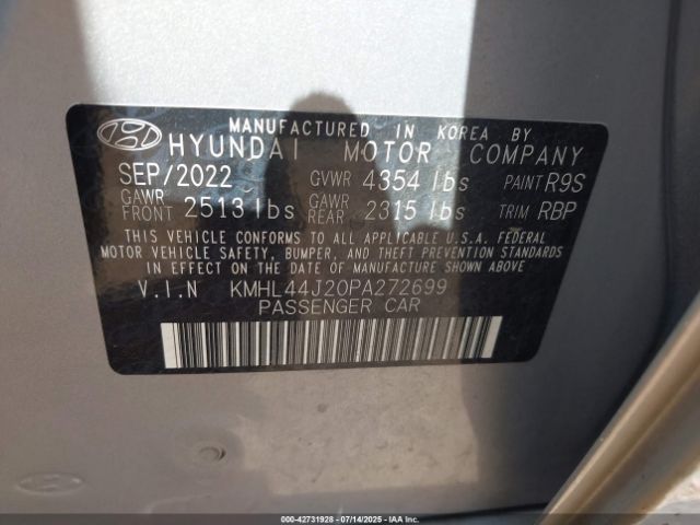 2023 HYUNDAI SONATA KMHL44J20PA272699 Photo 8