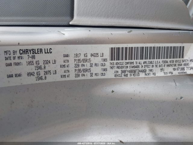 2008 CHRYSLER PT CRUISER 3A8FY48B98T244060 Photo 8