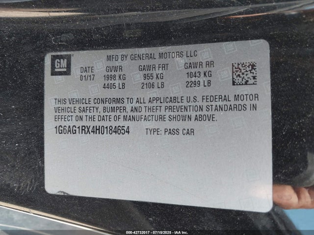 2017 CADILLAC ATS 1G6AG1RX4H0184654 Photo 8