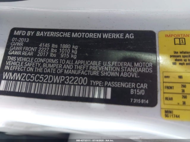 2013 MINI COUNTRYMAN WMWZC5C52DWP32200 Photo 8