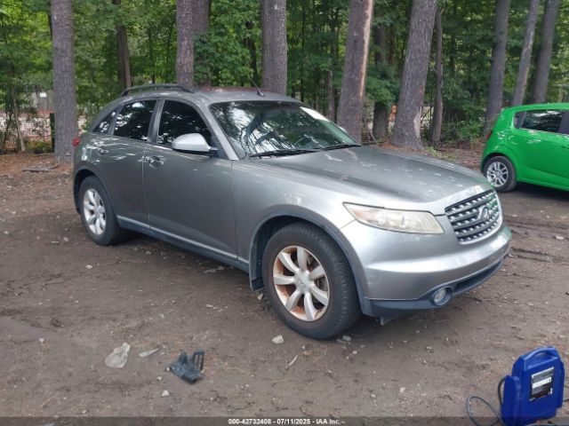 2005 INFINITI FX35 JNRAS08UX5X105553