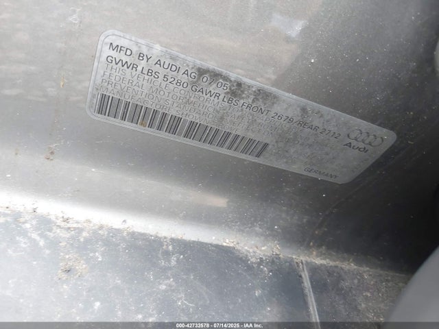 2006 AUDI A6 WAUDG74F76N041805 Photo 8