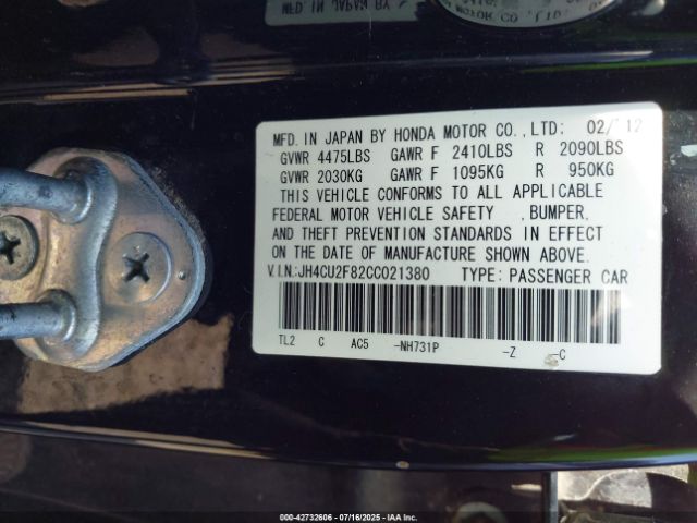 2012 ACURA TSX JH4CU2F82CC021380 Photo 8