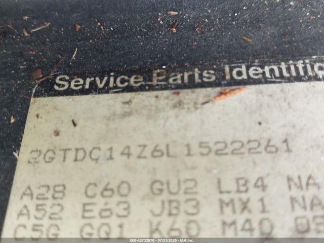 1990 GMC SIERRA 2GTDC14Z6L1522261 Photo 8