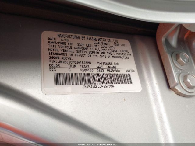 2018 NISSAN ROGUE SPORT JN1BJ1CP0JW159588 Photo 8
