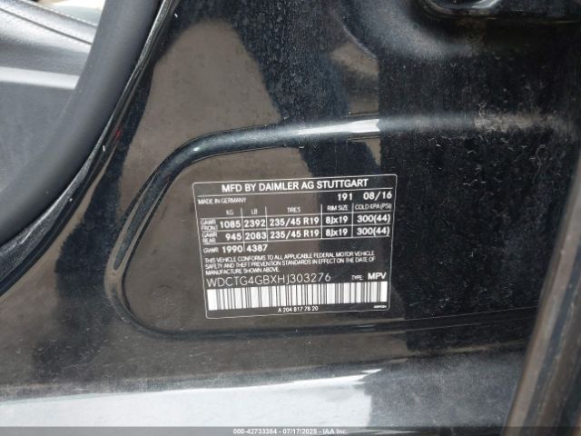 2017 MERCEDES-BENZ GLA 250 WDCTG4GBXHJ303276 Photo 8