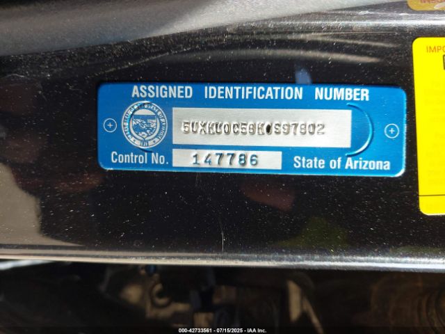 2019 BMW X6 5UXKU0C58K0S97802 Photo 8