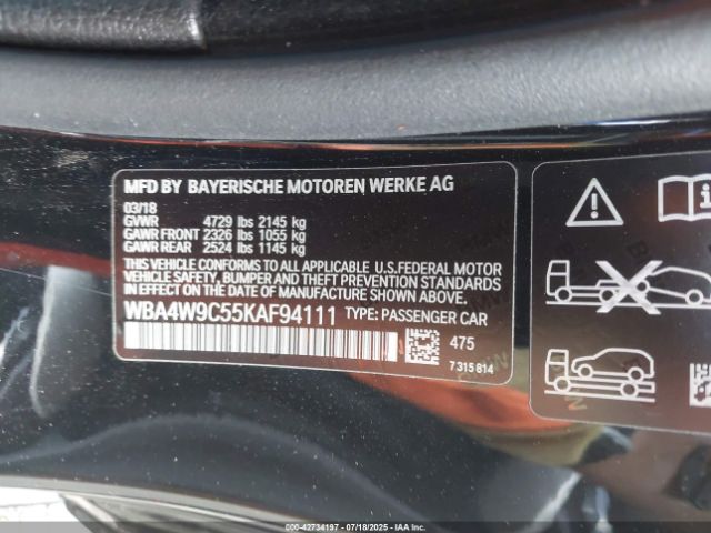 2019 BMW 440I WBA4W9C55KAF94111 Photo 8