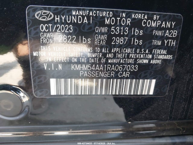 Hyundai 2024 2024 KMHM54AA1RA067033 Image 9
