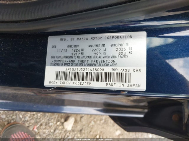 JM1GJ1U52G1458098 Mazda py