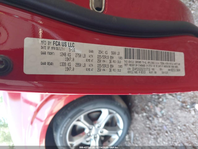 3C4PDDGG5GT217716 Dodge 2016