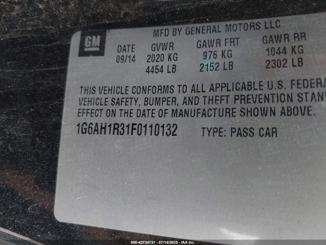 2015 CADILLAC ATS 1G6AH1R31F0110132 Photo 8