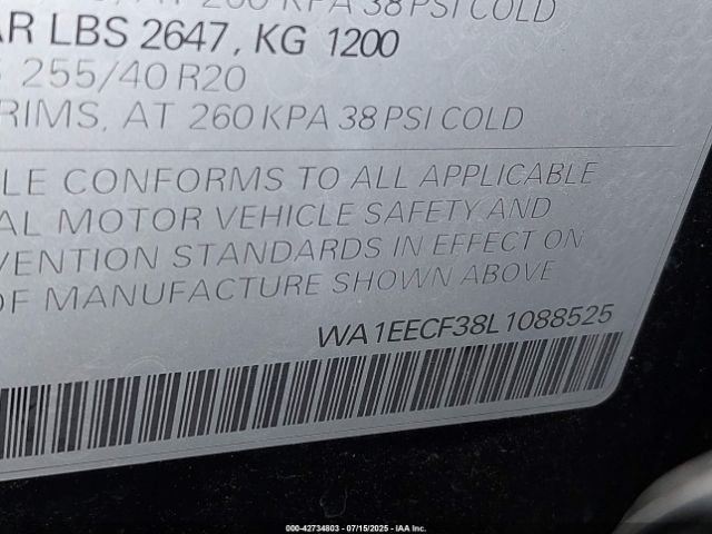 2020 AUDI Q3 WA1EECF38L1088525 Photo 8