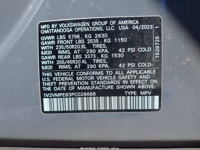 Volkswagen ID.4 2023 1V2VMPE83PC028688 Image 9
