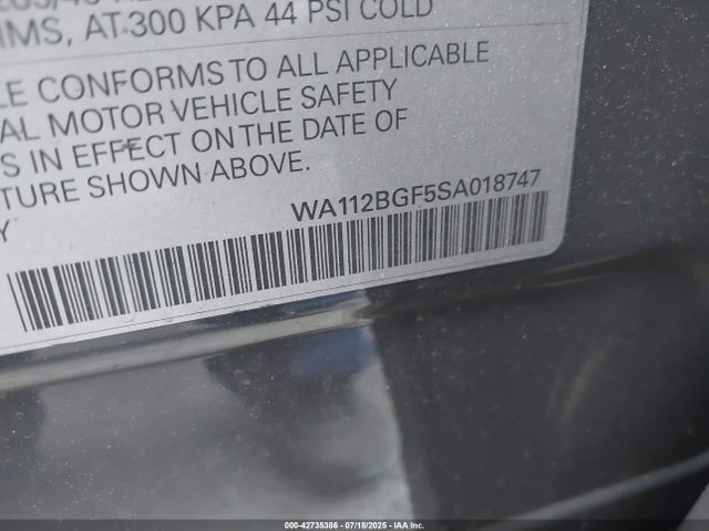 2025 AUDI Q6 E-TRON WA112BGF5SA018747 Photo 8