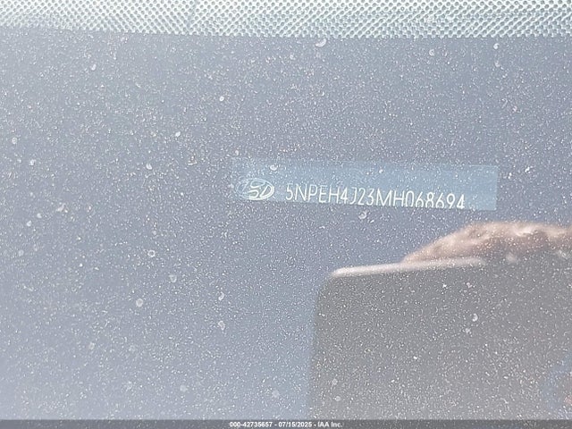 5NPEH4J23MH068694 Hyundai t-gdi gamma ii