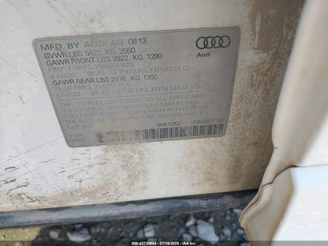 2014 AUDI Q5 WA1DGAFP4EA030718 Photo 8