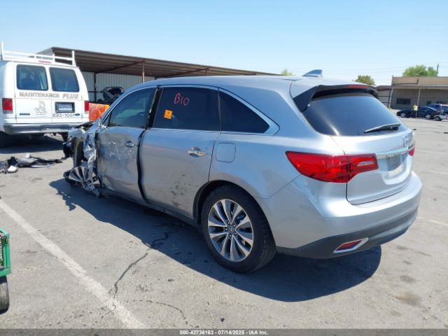 2016 ACURA MDX 5FRYD3H41GB020736 Photo 2