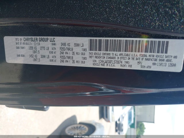 1C4HJWEG6FL572674 Jeep Wrangler