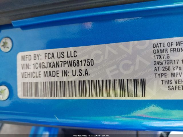 2023 JEEP WRANGLER 1C4GJXAN7PW681750 Photo 8