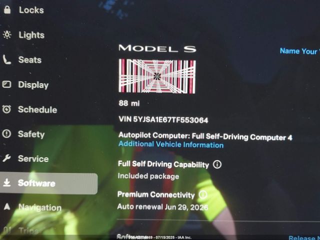 2026 TESLA MODEL S 5YJSA1E67TF553064 Photo 6