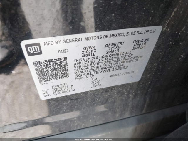 2022 GMC TERRAIN 3GKALTEV7NL162093 Photo 8