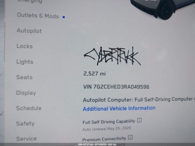 2024 TESLA CYBERTRUCK 7G2CEHED3RA049596 Photo 6