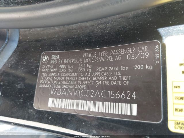 2010 BMW 528I WBANV1C52AC156624 Photo 8