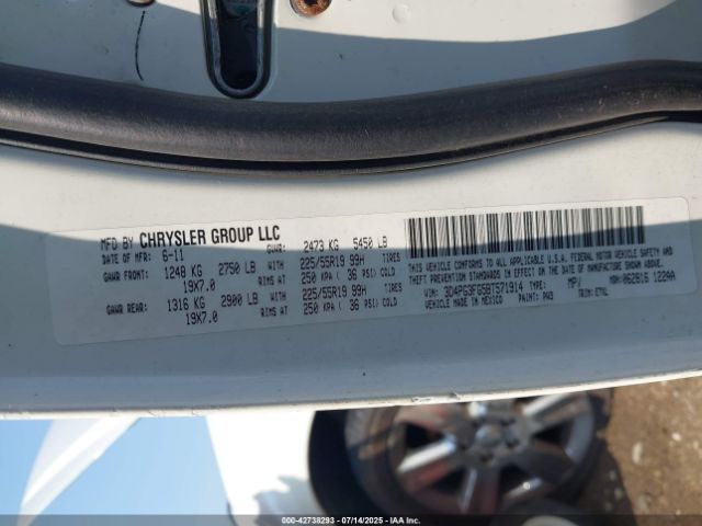 2011 DODGE JOURNEY 3D4PG3FG5BT571914 Photo 8