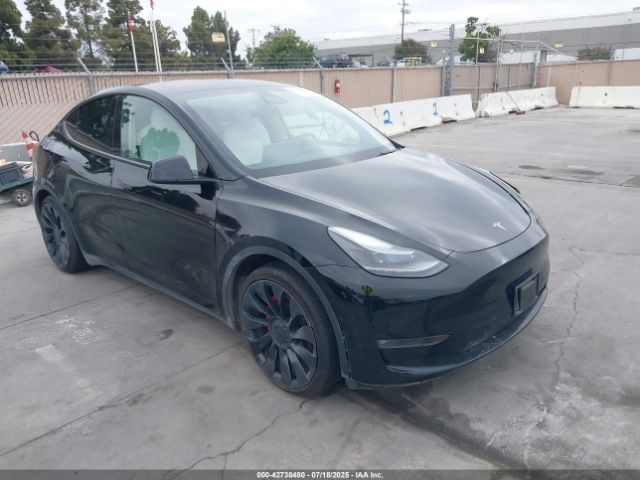 2022 TESLA MODEL Y 7SAYGDEF6NF558577