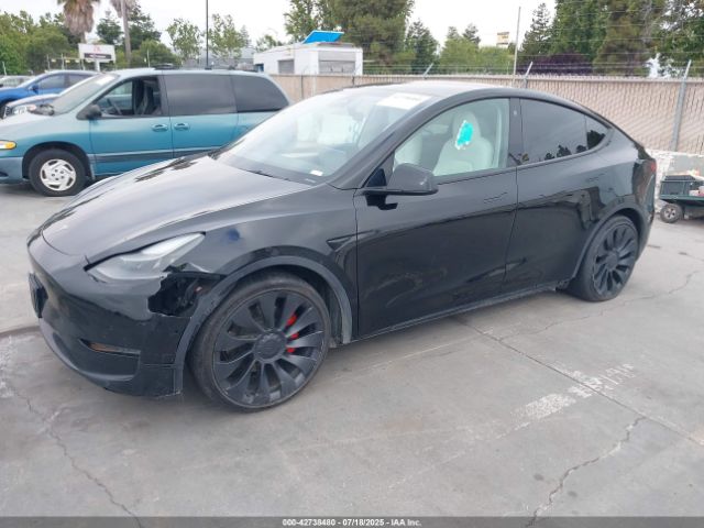 2022 TESLA MODEL Y 7SAYGDEF6NF558577 Photo 1