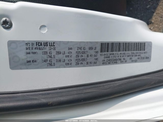 2017 DODGE GRAND CARAVAN 2C4RDGEG0HR647008 Photo 8