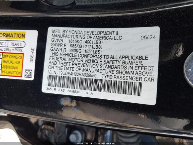 2024 ACURA INTEGRA 19UDE4H22RA029959 Photo 8