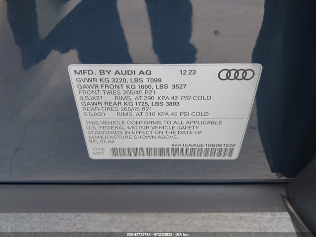 Audi Q8 2024 WA15AAGE1RB051528 Image 8