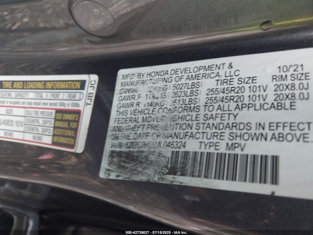 2021 ACURA RDX 5J8TC2H63ML046324 Photo 8