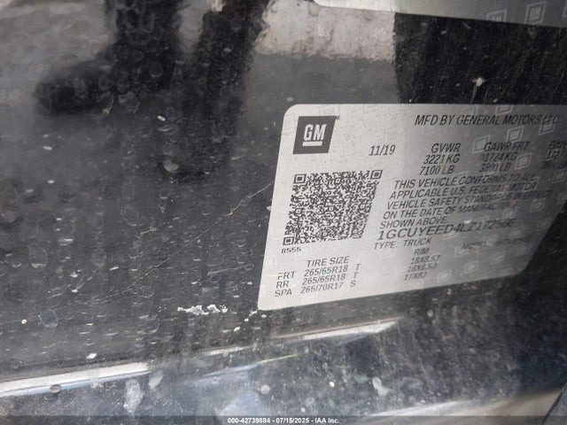 1GCUYEED4LZ172566 Chevrolet l84 - di, dfm, alum, gen 5, var 2